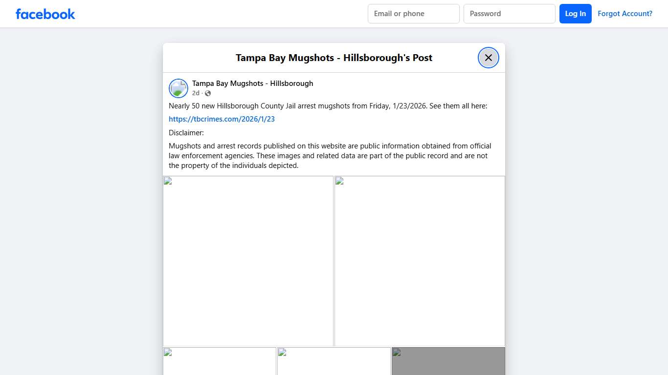 Nearly 50 new... - Tampa Bay Mugshots - Hillsborough Facebook